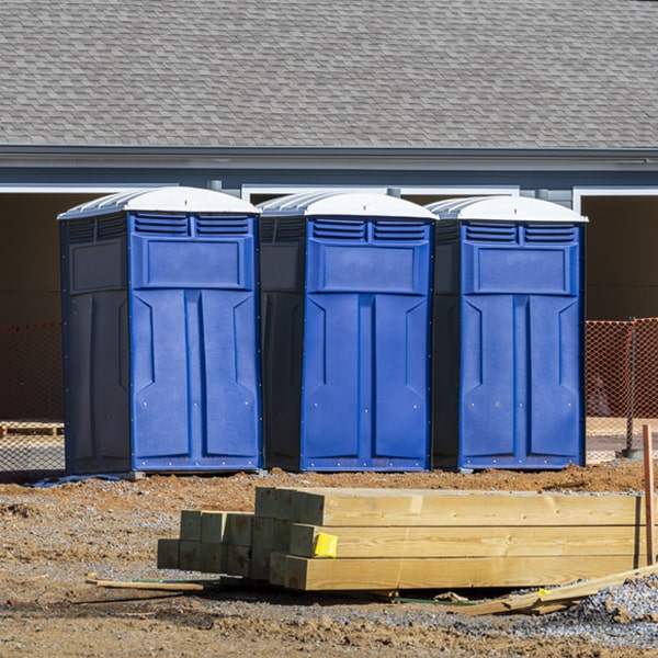 are there any restrictions on what items can be disposed of in the portable restrooms in Shinglehouse